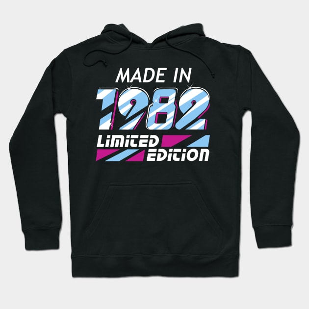 Made in 1982 All Original Parts Hoodie by KsuAnn